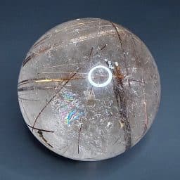 Gal714 RUTILATED QUARTZ SPHERE