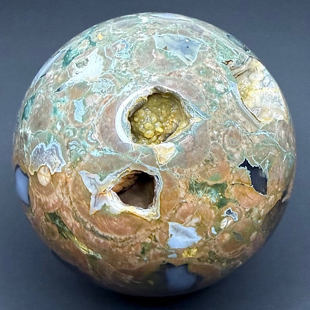 SP813 Rainforest Jasper Sphere