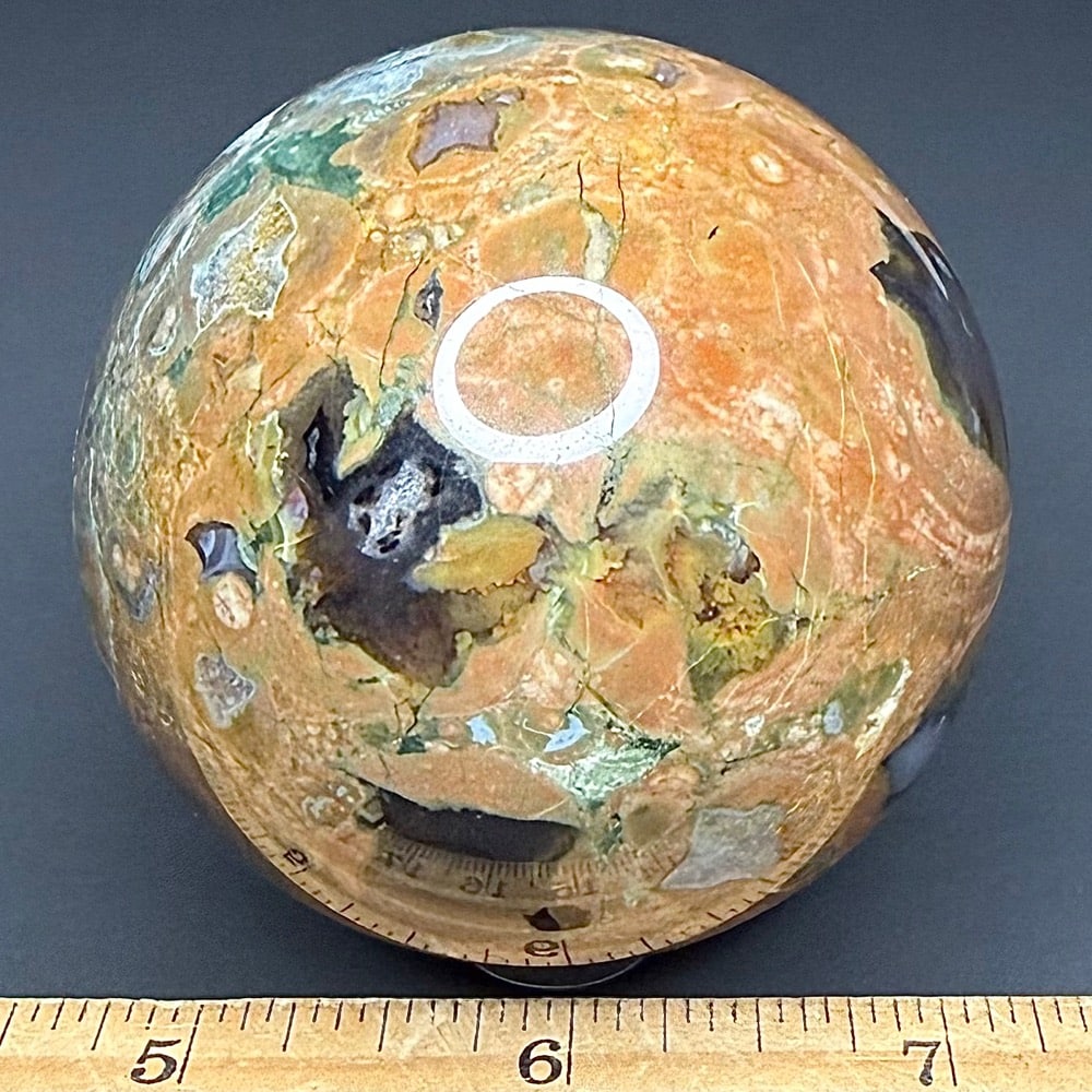 SP813 Rainforest Jasper Sphere - Image 3