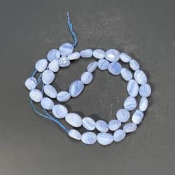B203 Blue Lace Agate Beads