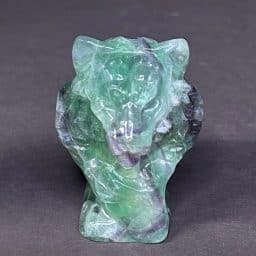CV410 Fluorite Wolf Head