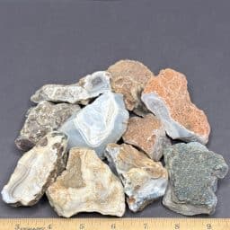 Blue Botswana Agate - Large